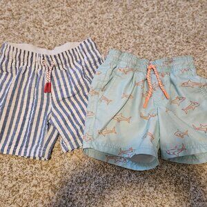 Set of 2 cat& jack swim trunks